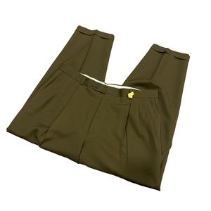 Vintage 90’s Givenchy Men’s Trouser Dress Pants Size 38R Brown